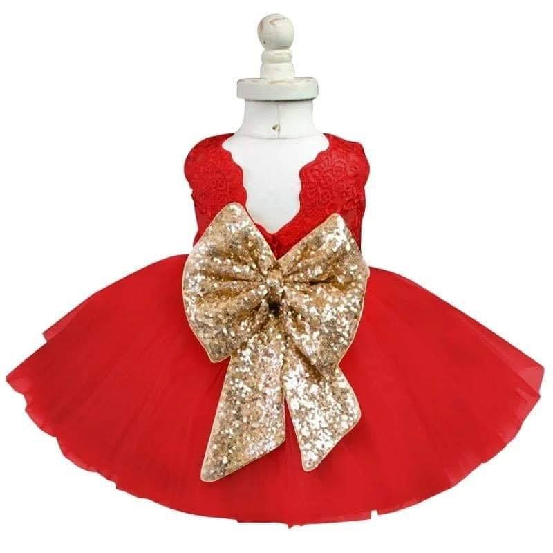 Royal Red Princess Party Dress
